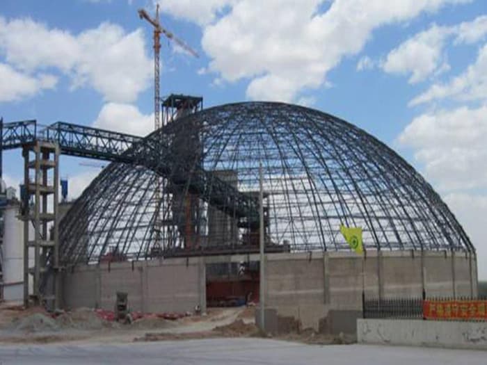 十堰水泥厂网架安装